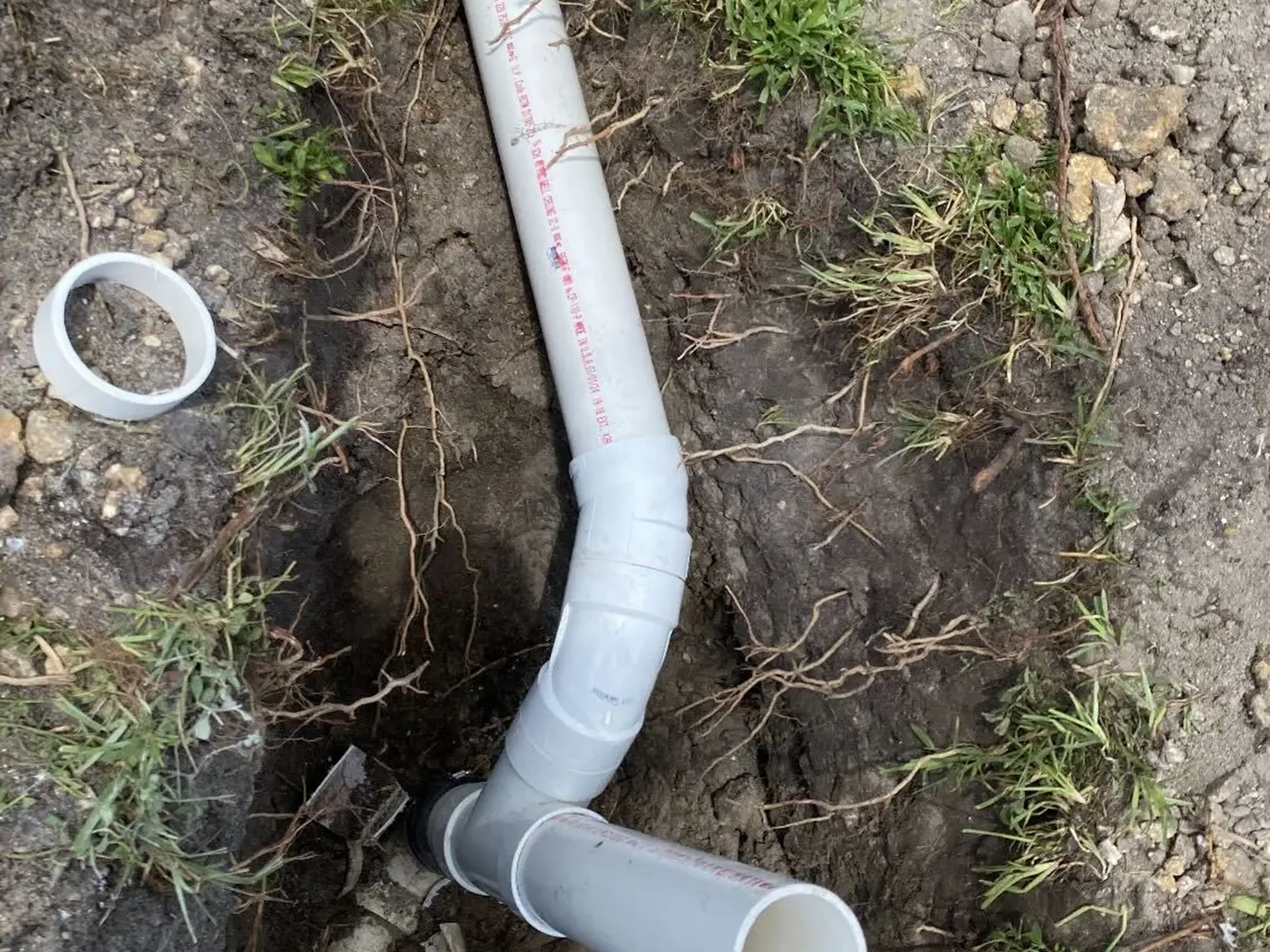 Technician preparing pipe relining
